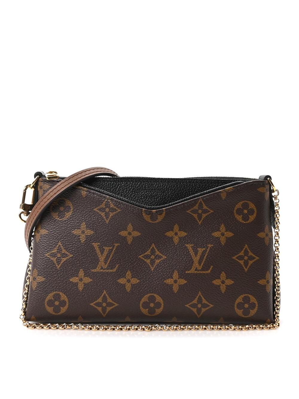 Louis Vuitton Pallas Clutch Black #347190L10B